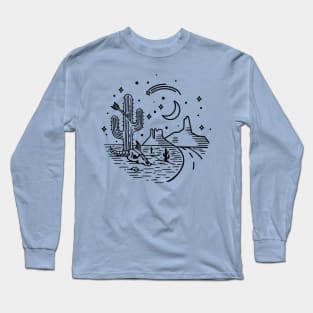 Vintage Sedona Arizona Desert Night T-Shirt Long Sleeve T-Shirt